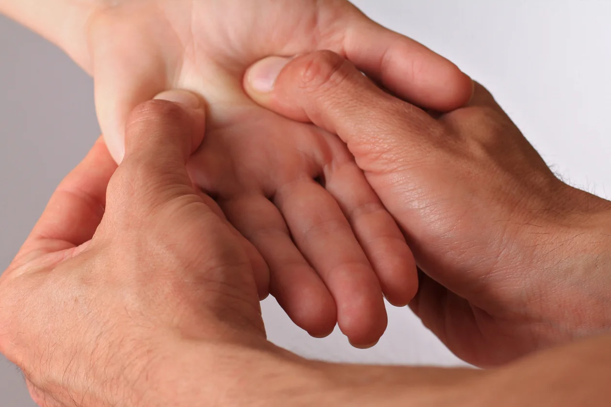 Acupressure as part of acupuncture
